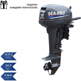 Подвесной лодочный мотор SEA-PRO Т 15S Подвесной лодочный мотор SEA-PRO Т 15S